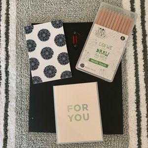 3 for $10 NEW Reiss Designed Blank Notebook Gift